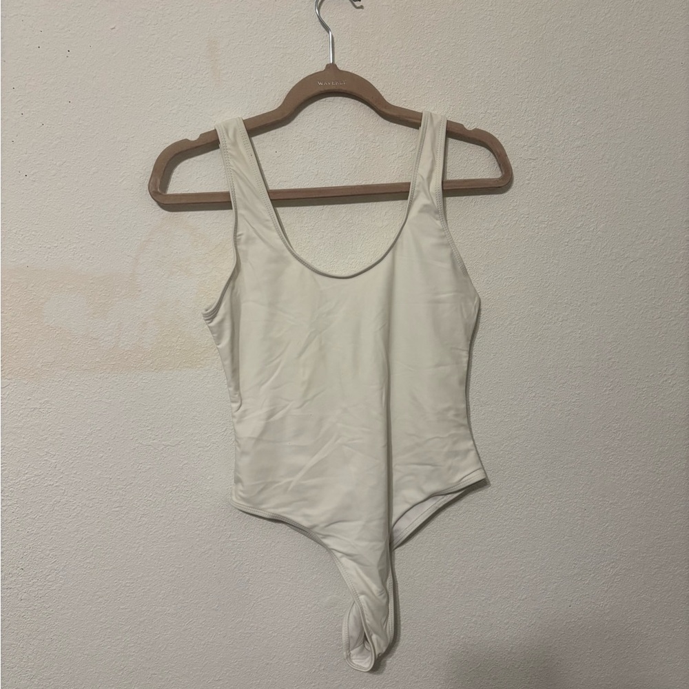 SHEIN white bathing suit